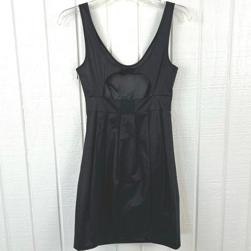 All Saints Sequin Mini Dress Black Cocktail Party Glam Sleeveless Women Size 2 - Picture 6 of 10